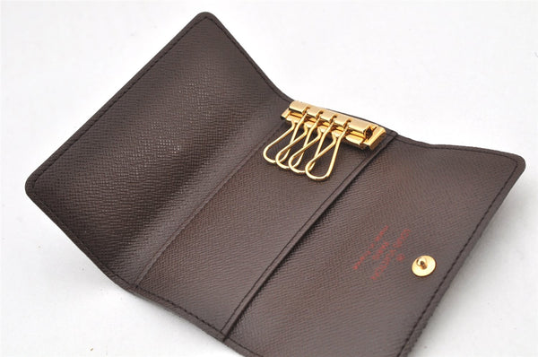 Authentic Louis Vuitton Damier Multicles 4 Key Case Holder N62631 LV Box 4449K