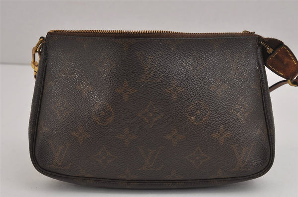 Authentic Louis Vuitton Monogram Pochette Accessoires Pouch M51980 Junk 4450J