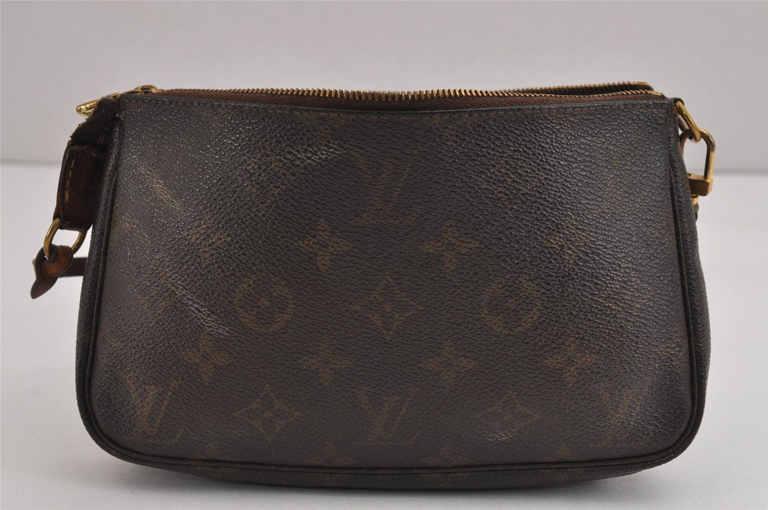 Authentic Louis Vuitton Monogram Pochette Accessoires Pouch M51980 Junk 4450J