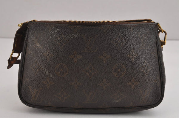 Authentic Louis Vuitton Monogram Pochette Accessoires Pouch M51980 Junk 4450J