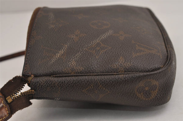 Authentic Louis Vuitton Monogram Pochette Accessoires Pouch M51980 Junk 4450J