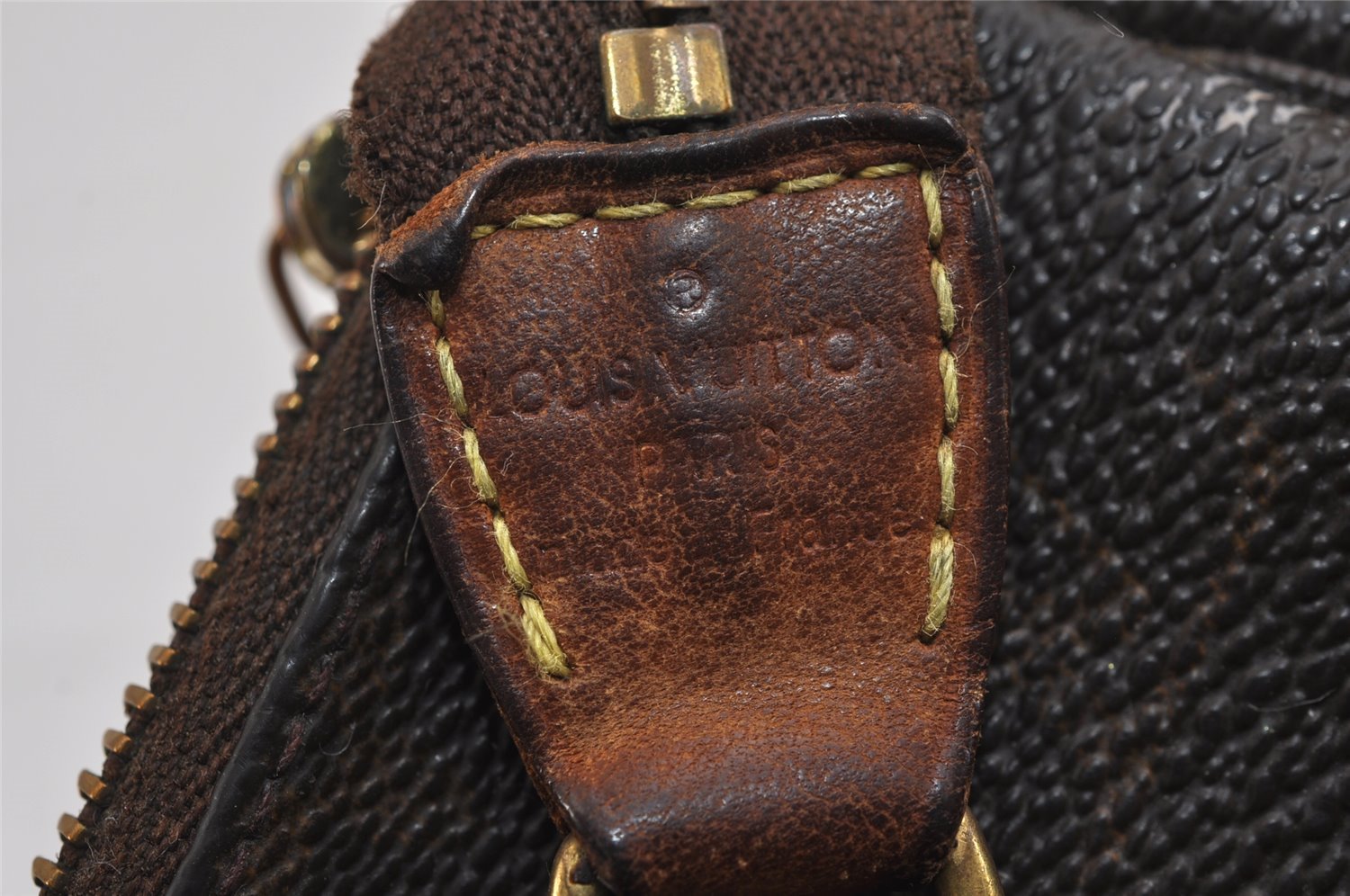 Authentic Louis Vuitton Monogram Pochette Accessoires Pouch M51980 Junk 4450J