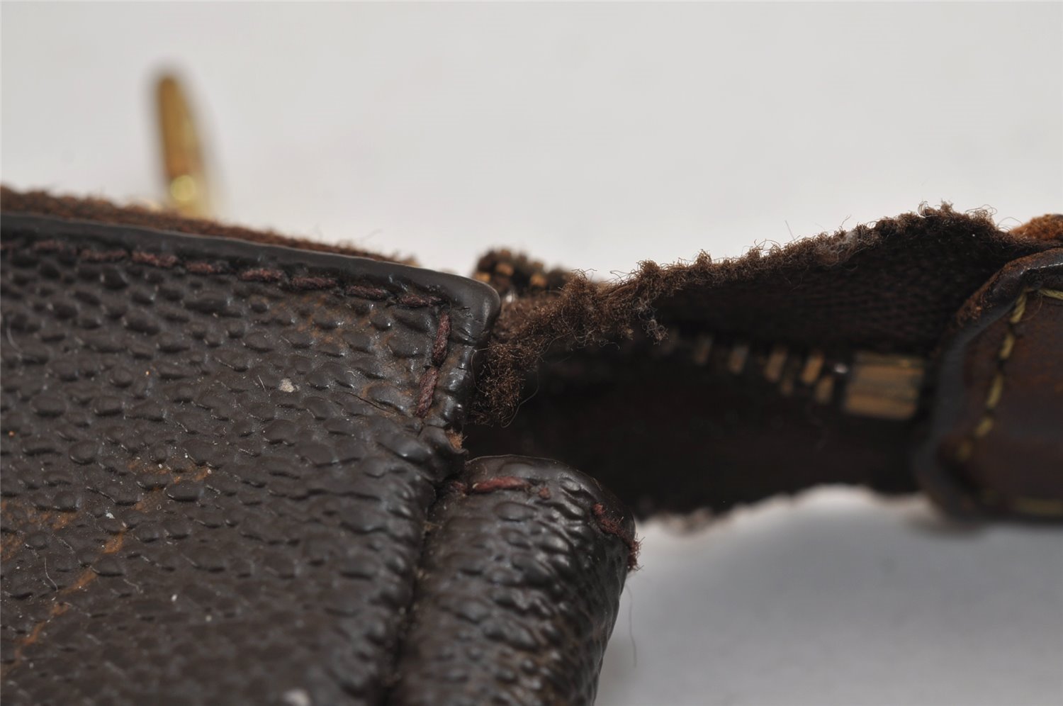 Authentic Louis Vuitton Monogram Pochette Accessoires Pouch M51980 Junk 4450J