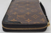 Auth Louis Vuitton Monogram Macassar Dairy Organizer Clutch Bag M60679 LV 4450K