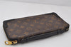 Auth Louis Vuitton Monogram Macassar Dairy Organizer Clutch Bag M60679 LV 4450K