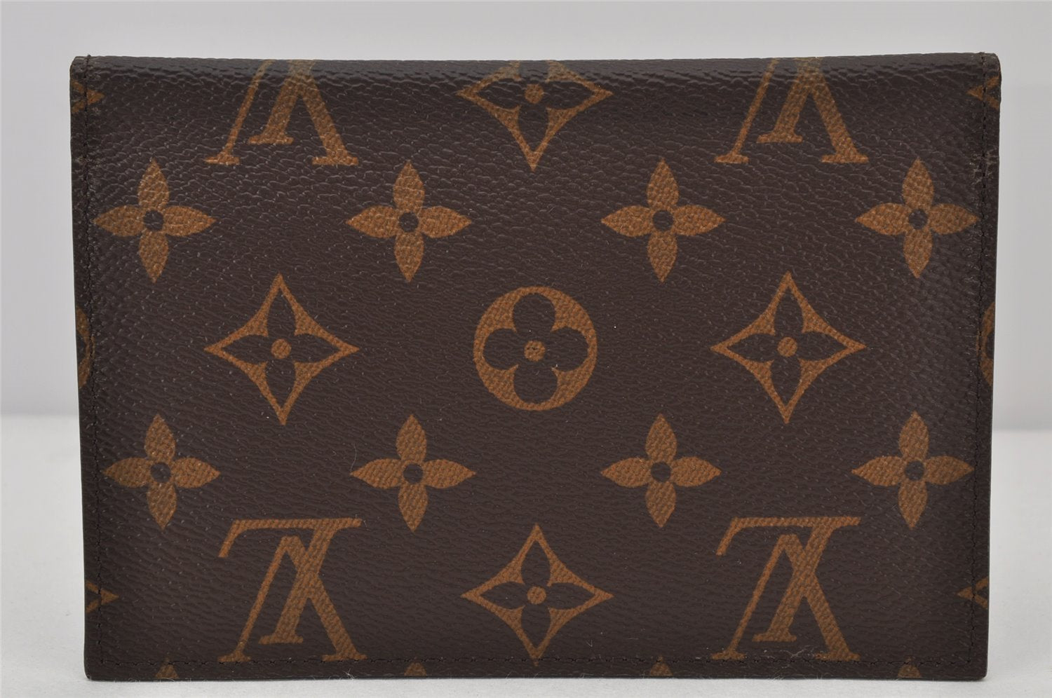 Auth Louis Vuitton Monogram Macassar Dairy Organizer Clutch Bag M60679 LV 4450K