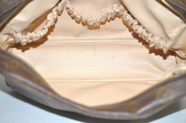 Auth Louis Vuitton Monogram Trousse Toilette 28 Clutch Hand Bag Old Model 4454I