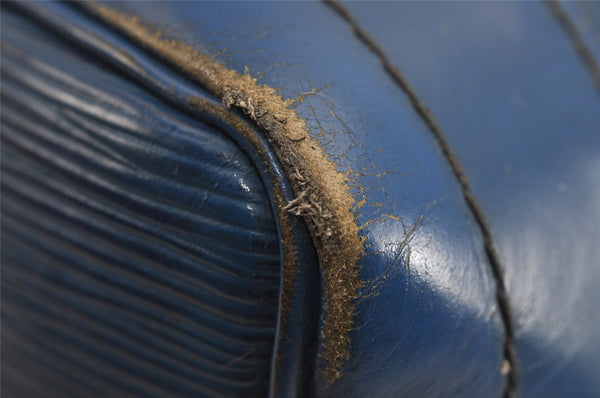 Authentic Louis Vuitton Epi Noe Shoulder Drawstring Bag Blue M44005 LV 4455J