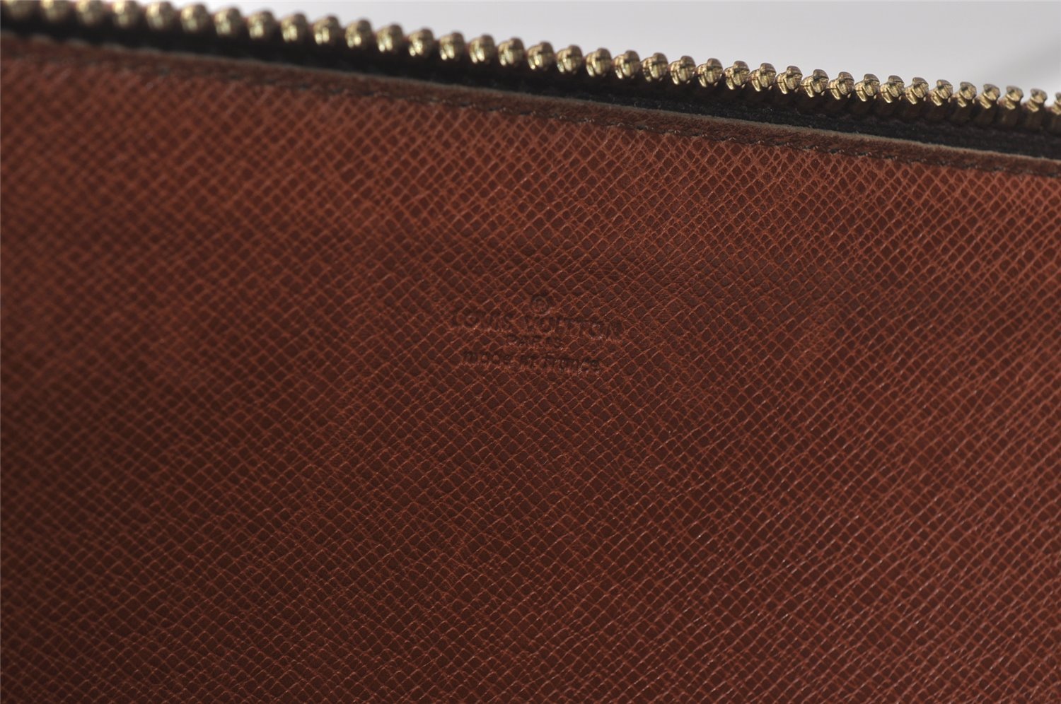 Authentic Louis Vuitton Monogram Poche Documents Document Case M53400 LV 4456I