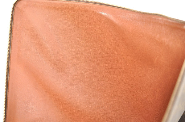 Authentic Louis Vuitton Monogram Poche Documents Document Case M53400 LV 4456I