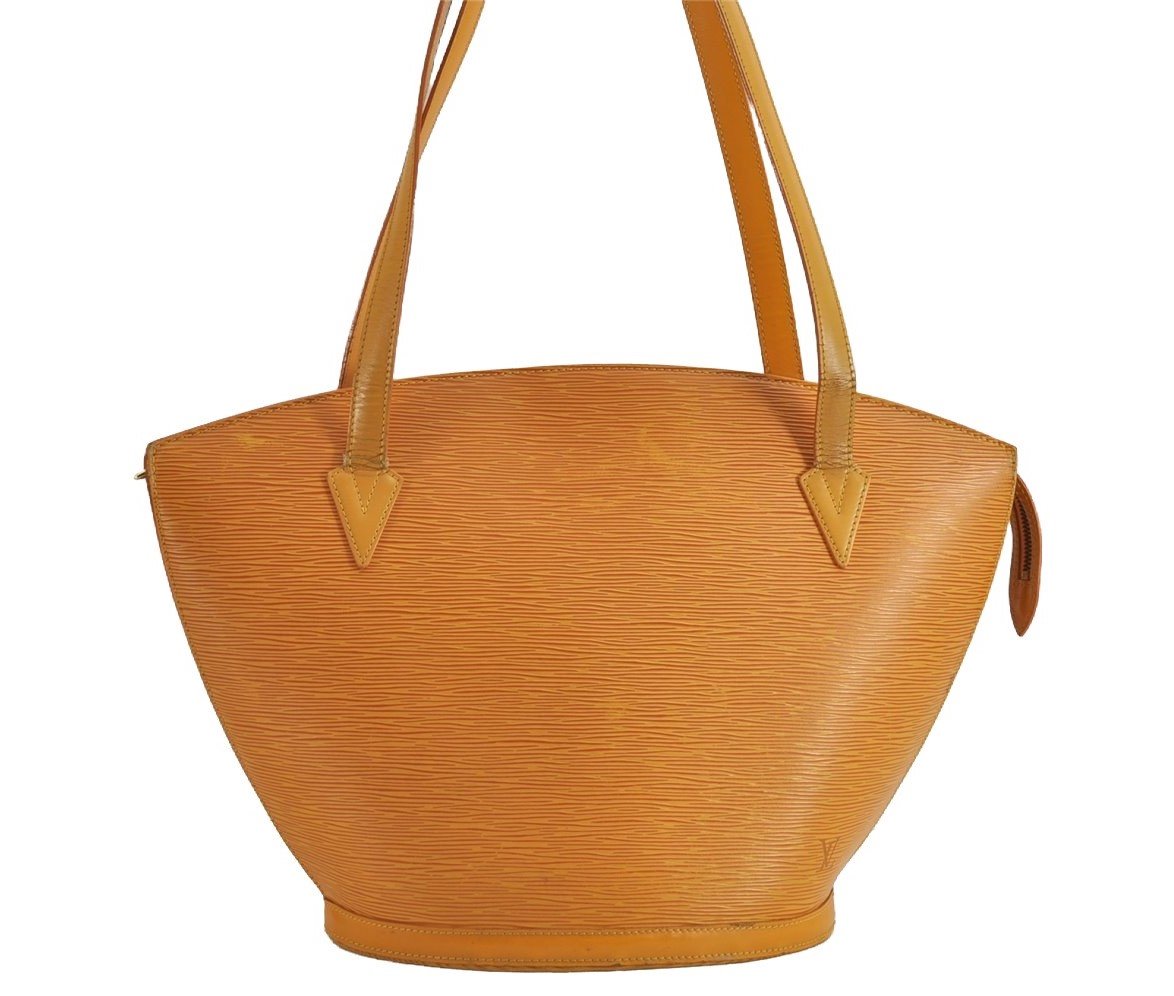 Auth Louis Vuitton Epi Saint Jacques Shopping Shoulder Bag M52269 Yellow 4456J