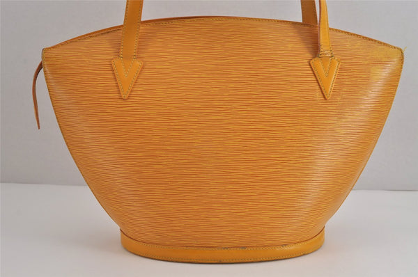 Auth Louis Vuitton Epi Saint Jacques Shopping Shoulder Bag M52269 Yellow 4456J