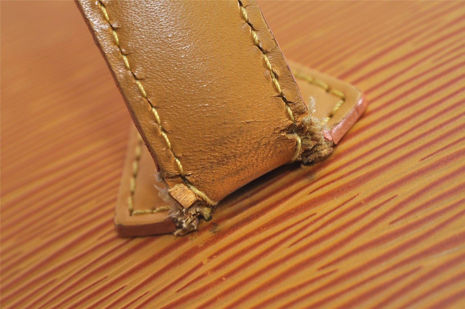 Auth Louis Vuitton Epi Saint Jacques Shopping Shoulder Bag M52269 Yellow 4456J