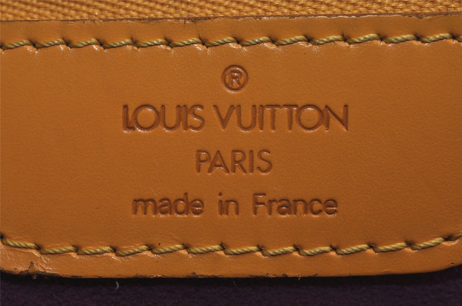 Auth Louis Vuitton Epi Saint Jacques Shopping Shoulder Bag M52269 Yellow 4456J