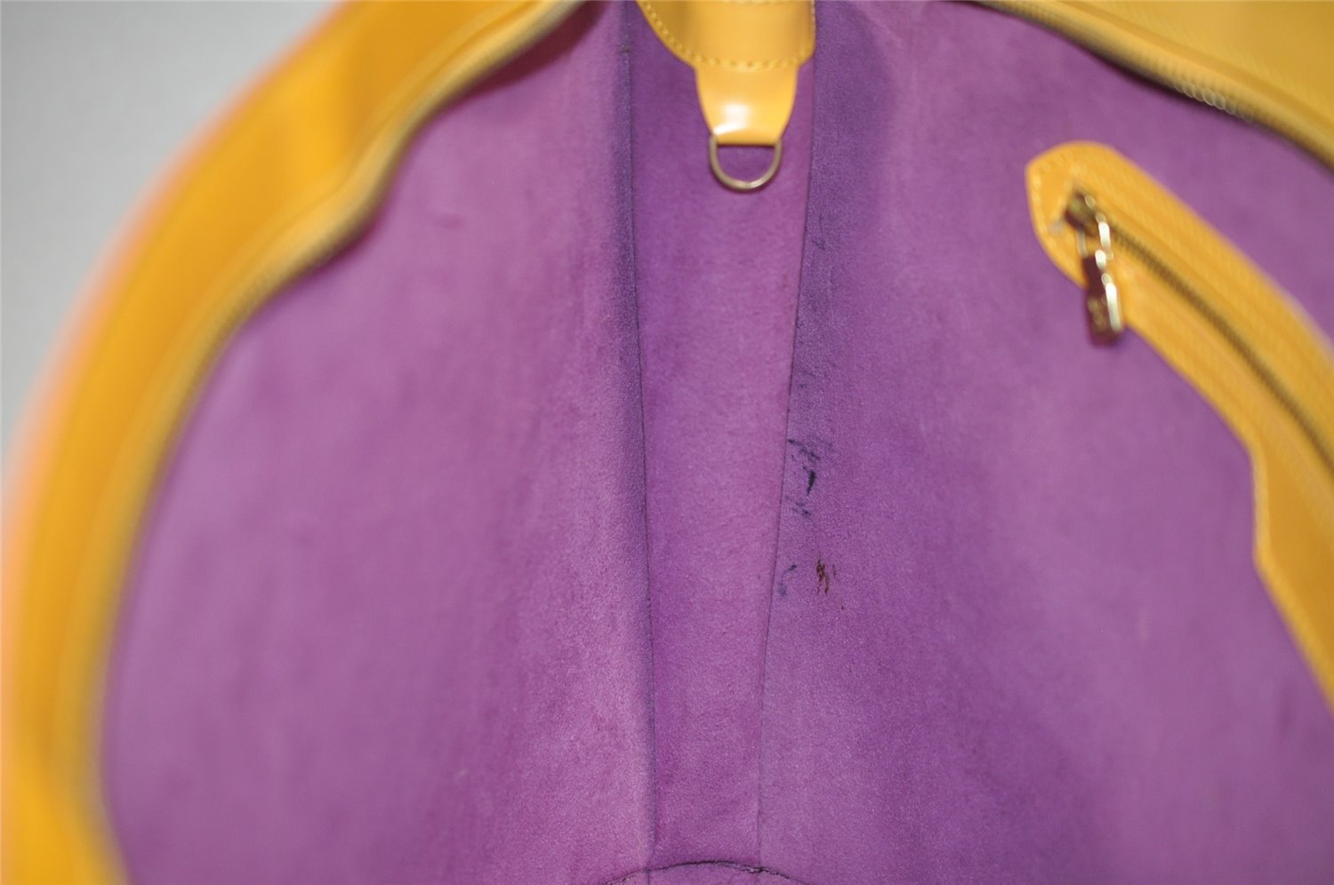 Auth Louis Vuitton Epi Saint Jacques Shopping Shoulder Bag M52269 Yellow 4456J