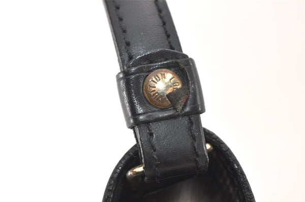 Auth Louis Vuitton Epi Pochette Sellier Dragonne Clutch Bag M52612 Black 4456K