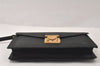 Auth Louis Vuitton Epi Pochette Sellier Dragonne Clutch Bag M52612 Black 4456K