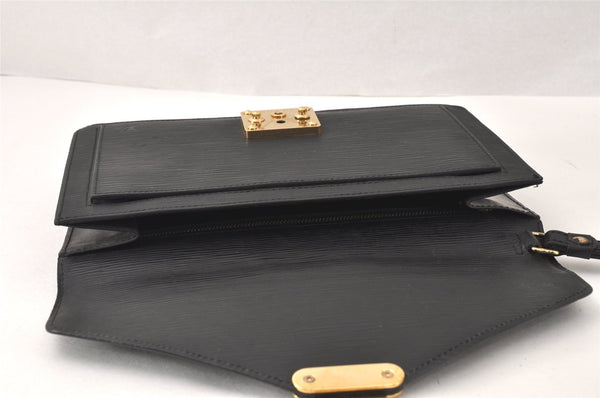 Auth Louis Vuitton Epi Pochette Sellier Dragonne Clutch Bag M52612 Black 4456K