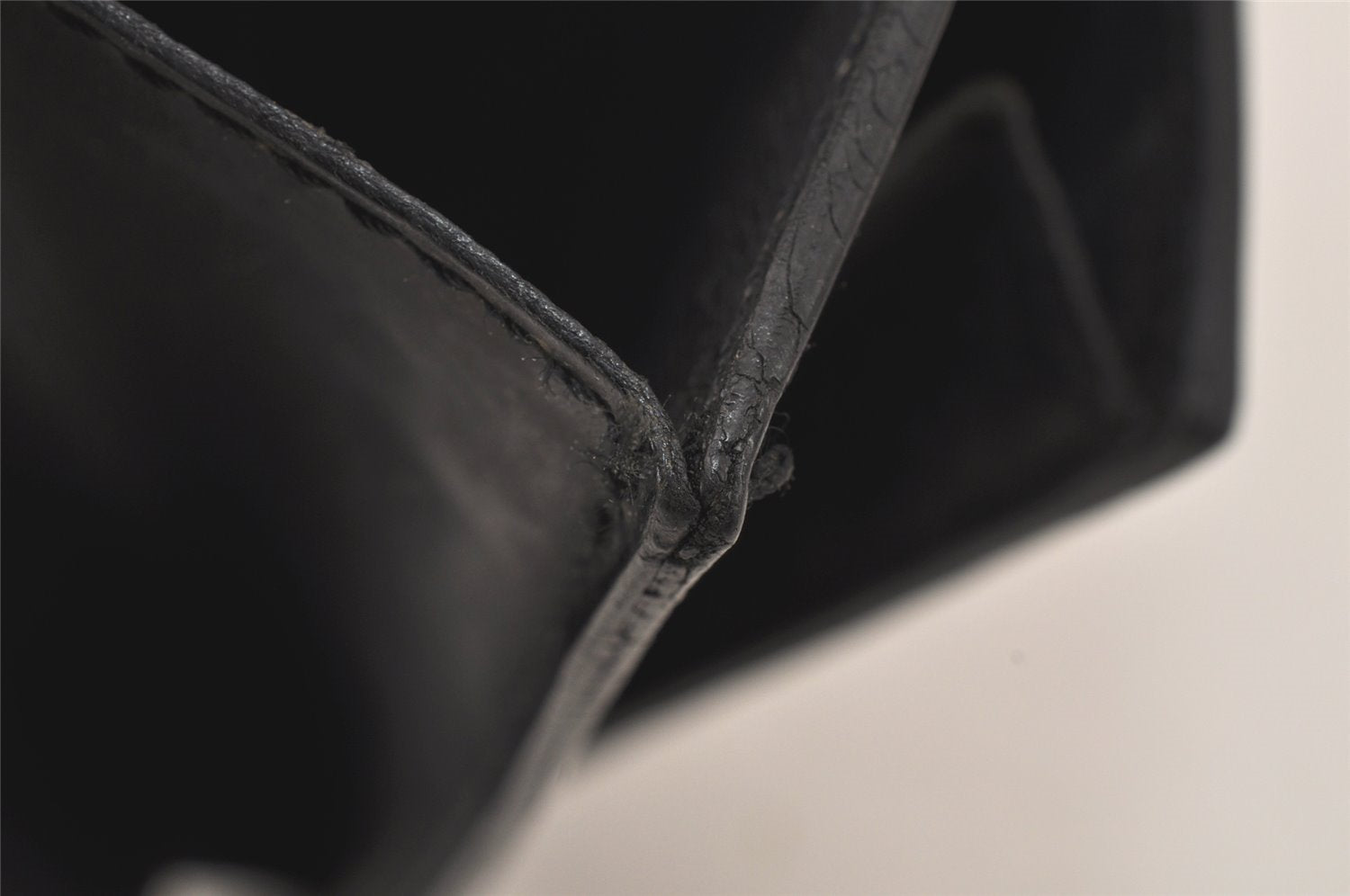 Auth Louis Vuitton Epi Pochette Sellier Dragonne Clutch Bag M52612 Black 4456K