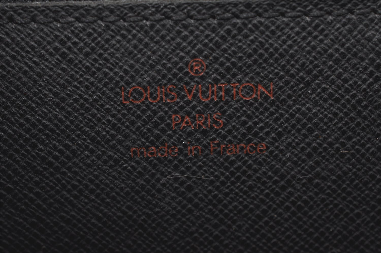Auth Louis Vuitton Epi Pochette Sellier Dragonne Clutch Bag M52612 Black 4456K