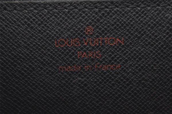 Auth Louis Vuitton Epi Pochette Sellier Dragonne Clutch Bag M52612 Black 4456K