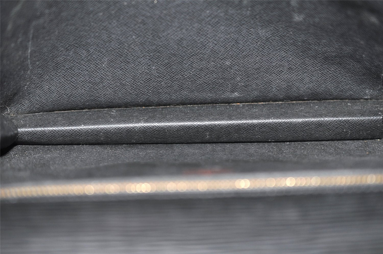 Auth Louis Vuitton Epi Pochette Sellier Dragonne Clutch Bag M52612 Black 4456K