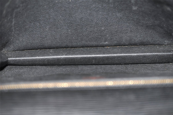 Auth Louis Vuitton Epi Pochette Sellier Dragonne Clutch Bag M52612 Black 4456K