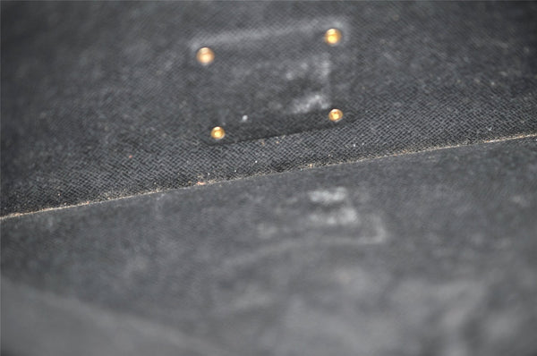 Auth Louis Vuitton Epi Pochette Sellier Dragonne Clutch Bag M52612 Black 4456K