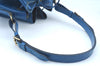 Authentic Louis Vuitton Epi Petit Noe Shoulder Drawstring Bag M44105 Blue 4457I