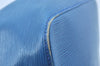 Authentic Louis Vuitton Epi Petit Noe Shoulder Drawstring Bag M44105 Blue 4457I