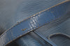 Authentic Louis Vuitton Epi Petit Noe Shoulder Drawstring Bag M44105 Blue 4457K