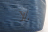 Authentic Louis Vuitton Epi Petit Noe Shoulder Drawstring Bag M44105 Blue 4457K