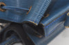 Authentic Louis Vuitton Epi Petit Noe Shoulder Drawstring Bag M44105 Blue 4457K