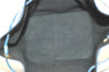 Authentic Louis Vuitton Epi Petit Noe Shoulder Drawstring Bag M44105 Blue 4457K