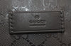Authentic GUCCI GG Imprime Shoulder Tote Bag GG PVC Leather 211138 Gray 4458K