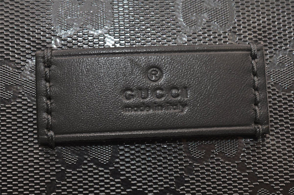 Authentic GUCCI GG Imprime Shoulder Tote Bag GG PVC Leather 211138 Gray 4458K