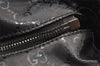 Authentic GUCCI GG Imprime Shoulder Tote Bag GG PVC Leather 211138 Gray 4458K