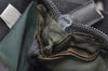 Authentic PRADA Nylon Tessuto Leather Shoulder Cross Body Bag Purse Blue 4459J
