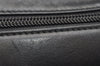 Authentic GUCCI Vintage Bamboo Hand Bag Purse Leather Black 4459K