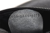 Authentic GUCCI Vintage Bamboo Hand Bag Purse Leather Black 4459K