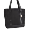 Authentic GUCCI Vintage Shoulder Tote Bag Purse Nylon Leather Black 4460J