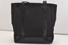 Authentic GUCCI Vintage Shoulder Tote Bag Purse Nylon Leather Black 4460J