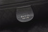 Authentic GUCCI Vintage Shoulder Tote Bag Purse Nylon Leather Black 4460J
