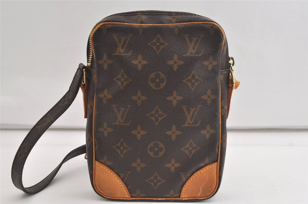 Authentic Louis Vuitton Monogram Danube Shoulder Cross Bag M45266 Junk 4460K
