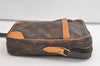 Authentic Louis Vuitton Monogram Danube Shoulder Cross Bag M45266 Junk 4460K