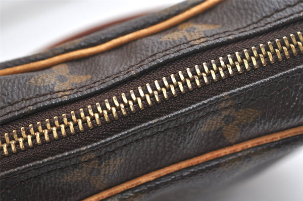 Authentic Louis Vuitton Monogram Danube Shoulder Cross Bag M45266 Junk 4460K