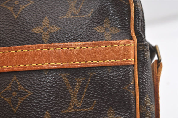 Authentic Louis Vuitton Monogram Danube Shoulder Cross Bag M45266 Junk 4460K