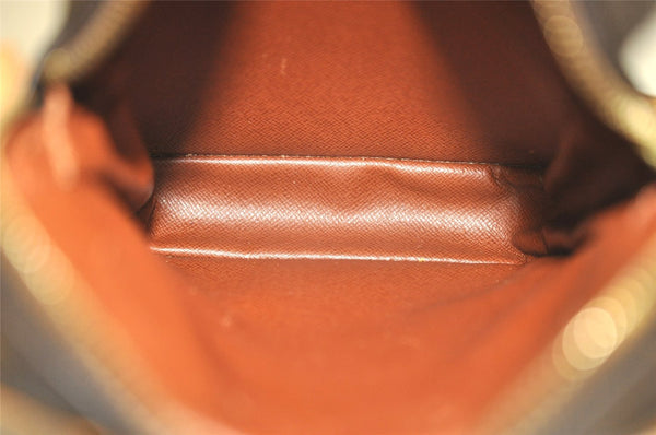 Authentic Louis Vuitton Monogram Danube Shoulder Cross Bag M45266 Junk 4460K