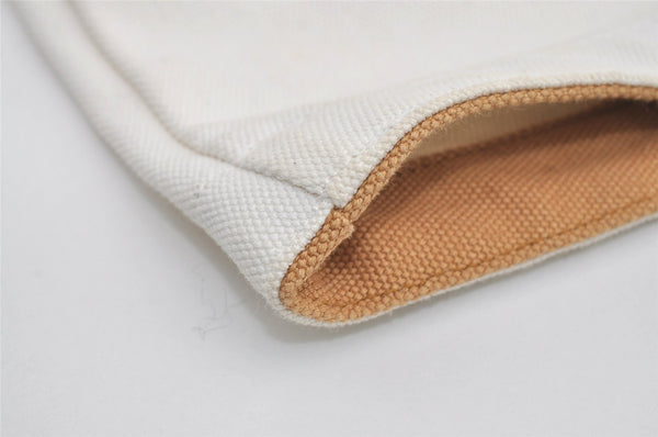 Authentic Louis Vuitton Fondation Exclusive Shoulder Tote Bag Canvas White 4461I