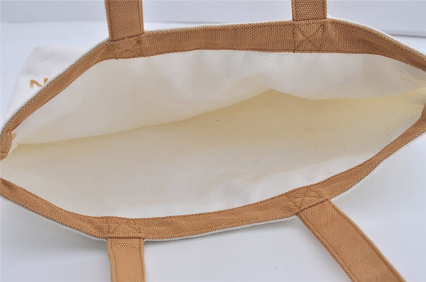 Authentic Louis Vuitton Fondation Exclusive Shoulder Tote Bag Canvas White 4461I